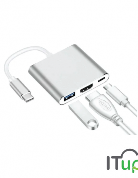 Adaptador 3 en 1 Wiwu USB-C
