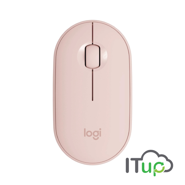 Mouse Logitech M350 inalámbrico rosado