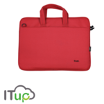 MALETIN TRUST PORTATIL BOLOGNA ROJO 16''