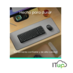 COMBO TECLADO MOUSE LOGITECH MK250 BT NEGRO - Imagen 2