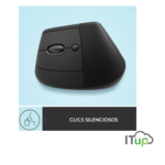 MOUSE LOGITECH VERTICAL GRIS ZURDO LIFT NEGRO - Imagen 4